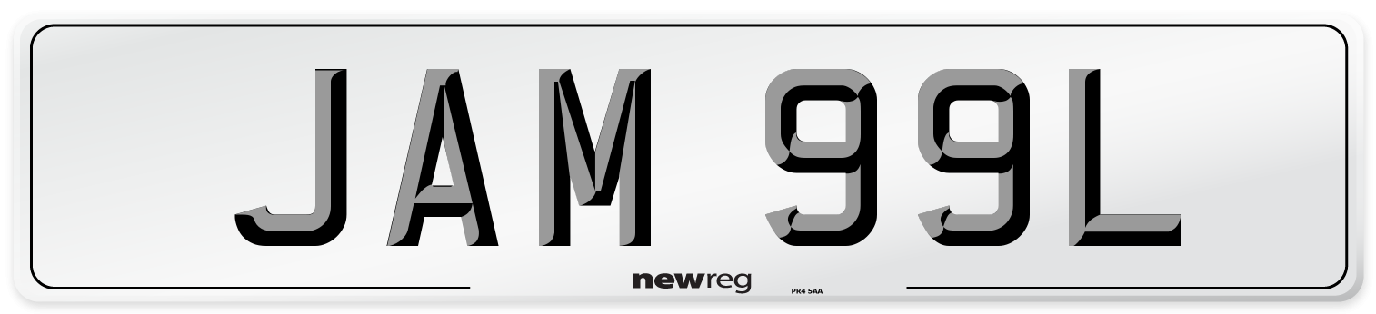 JAM 99L Number Plate from New Reg